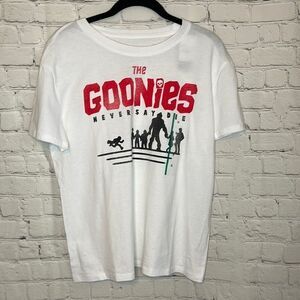 The Goonies Never Say Die Women’s Medium White Short‎ Sleeve Tshirt
